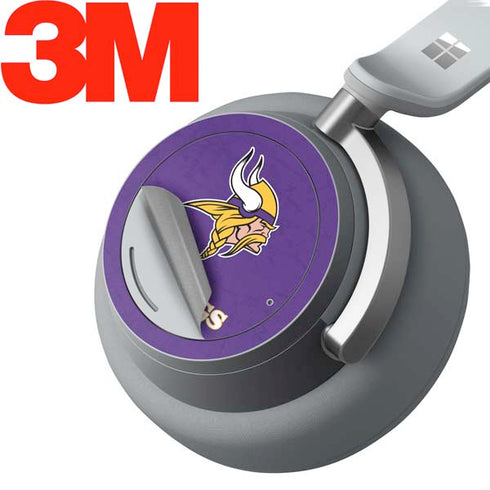 NFL Minnesota Vikings Distressed Surface Headphones Skin